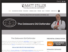 Tablet Screenshot of delawareduidefender.com